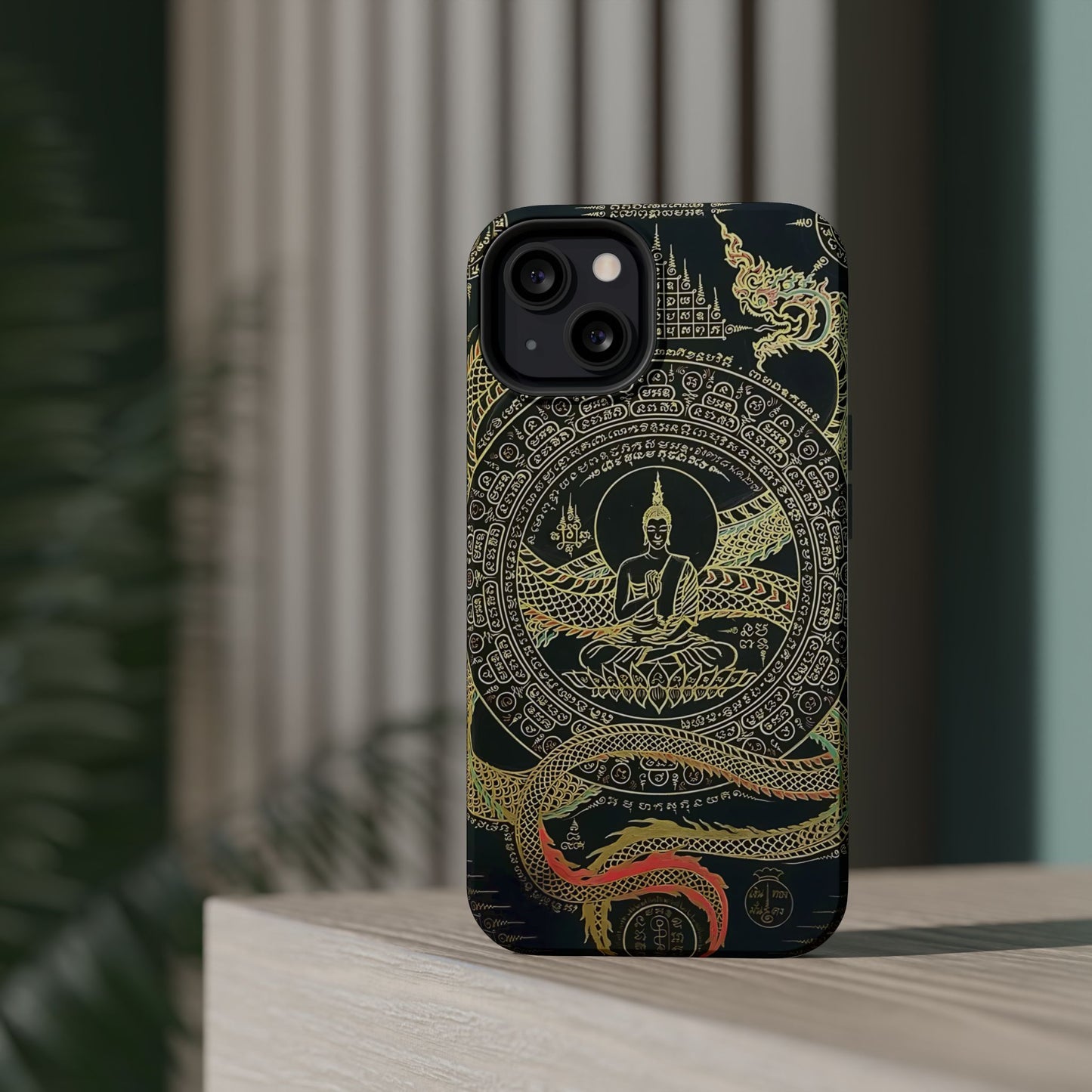 iPhone Case - Sak Yant Design - Magnetic Impact-Resistant