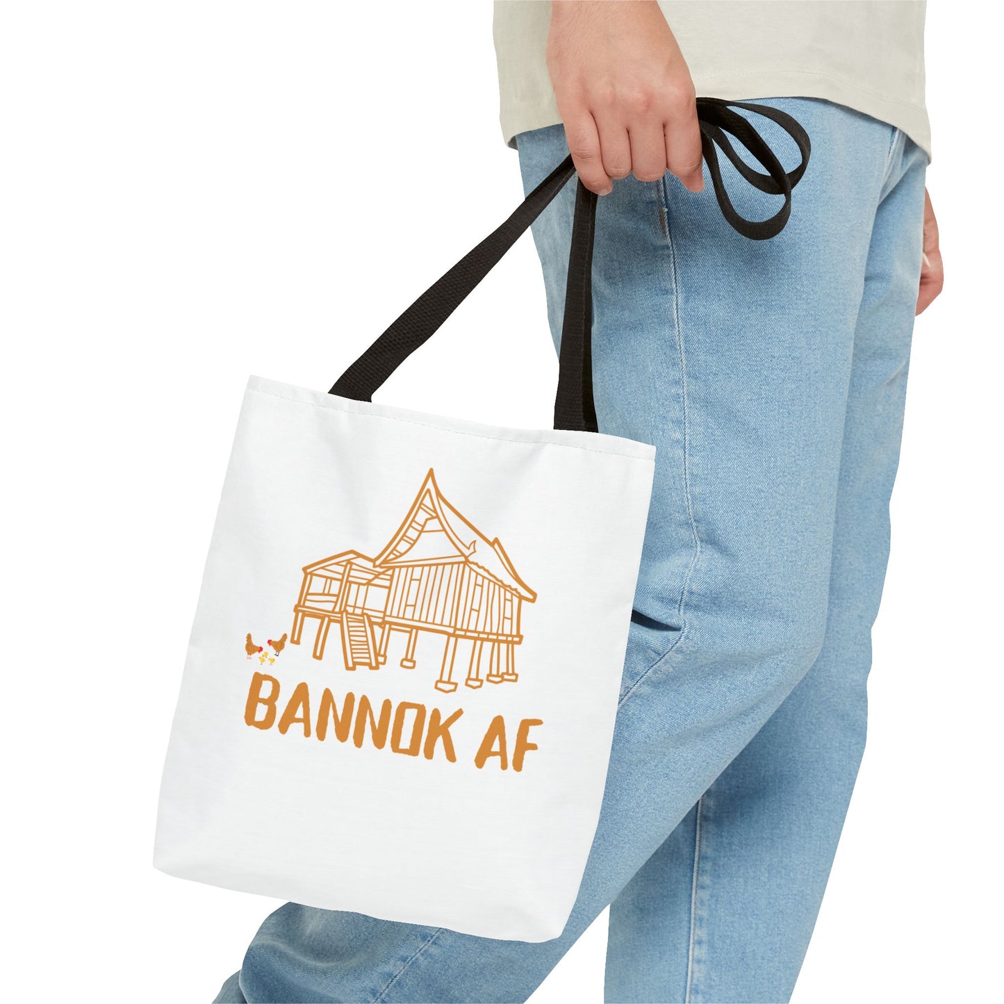 Tote Bag (AOP) "Bannok AF"