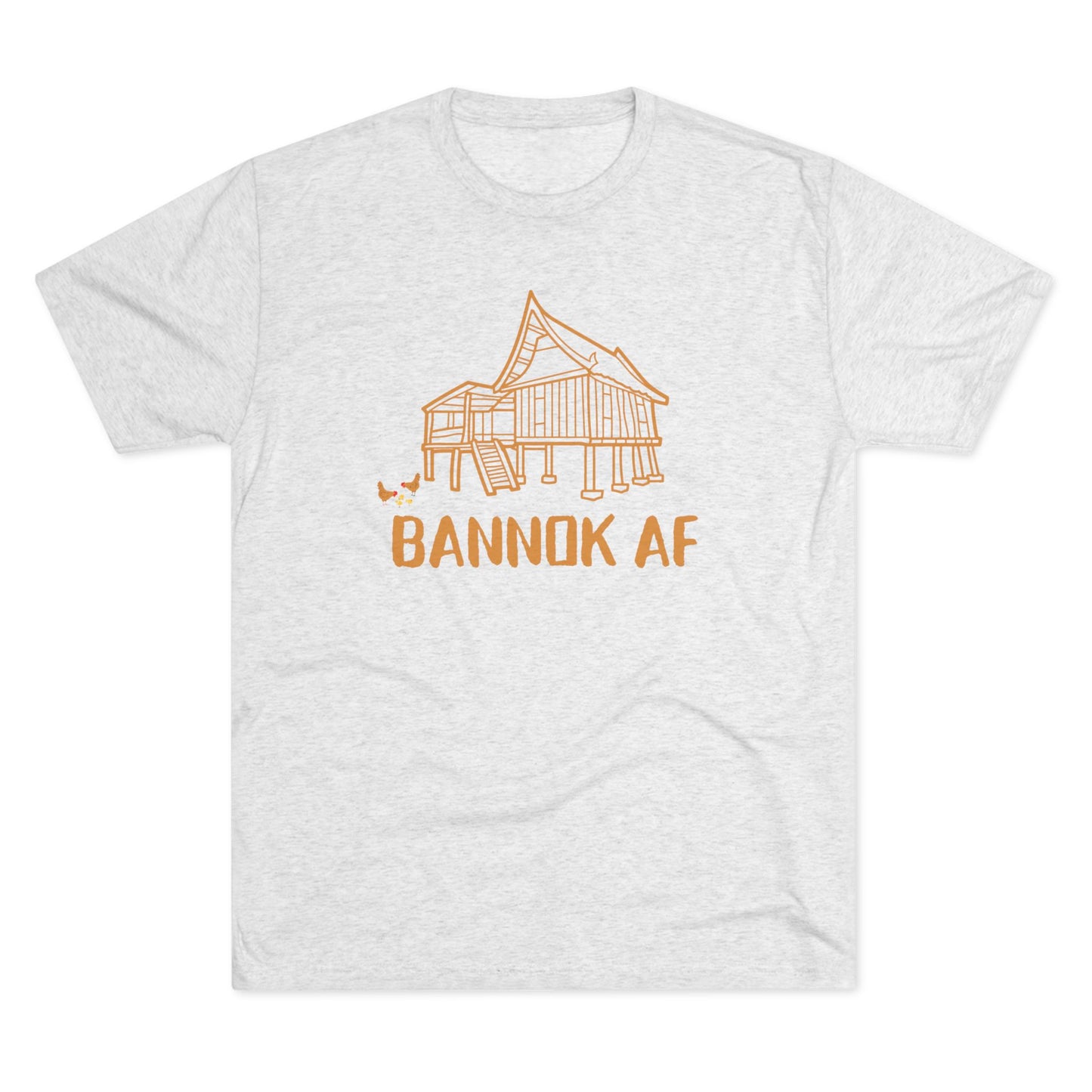 Unisex Tri-Blend Crew Tee "Bannok AF"