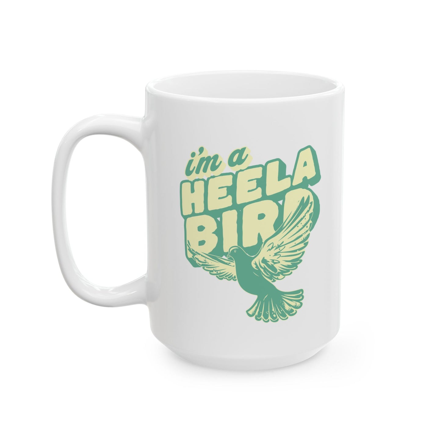 Heela Bird Ceramic Mug, (11oz, 15oz)