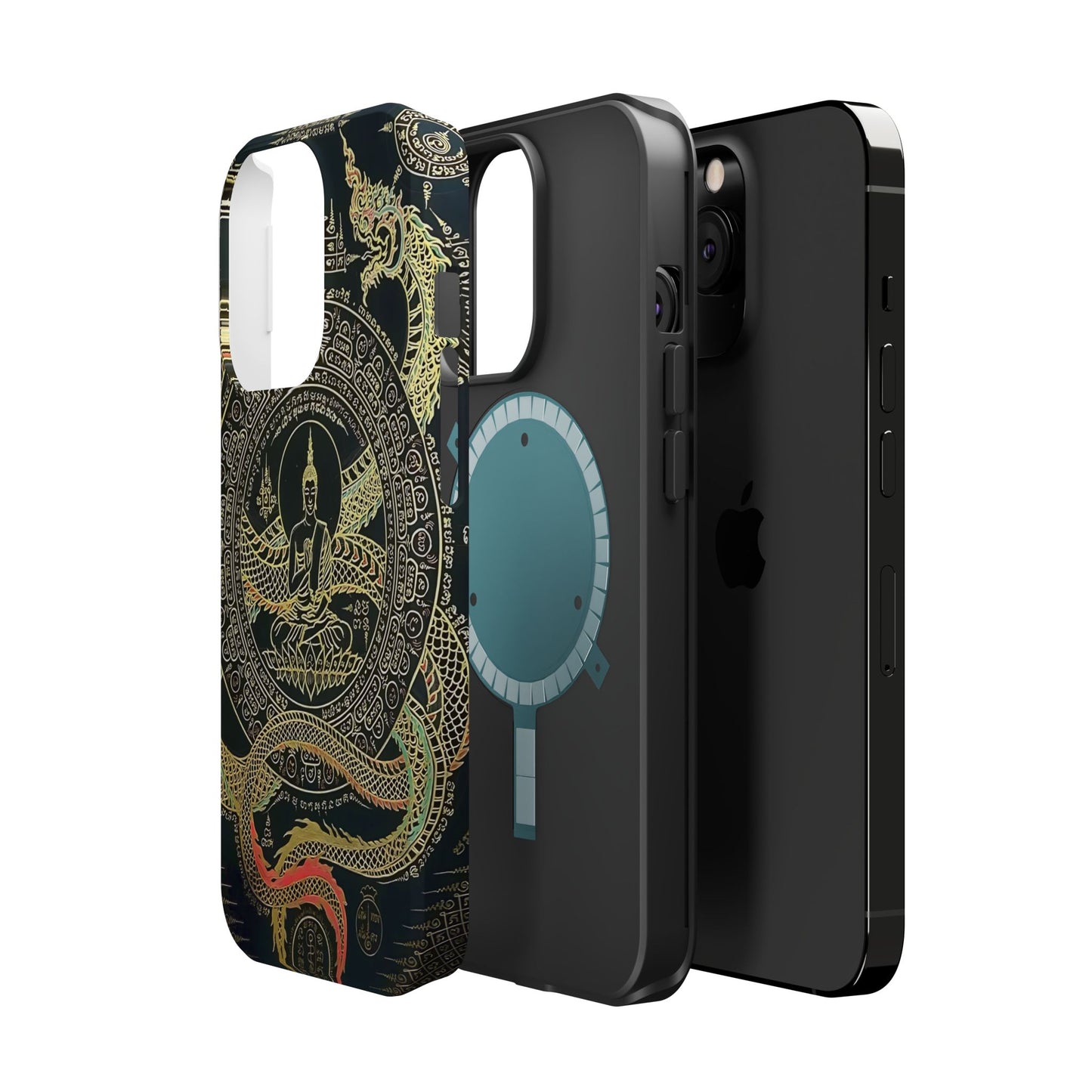 iPhone Case - Sak Yant Design - Magnetic Impact-Resistant