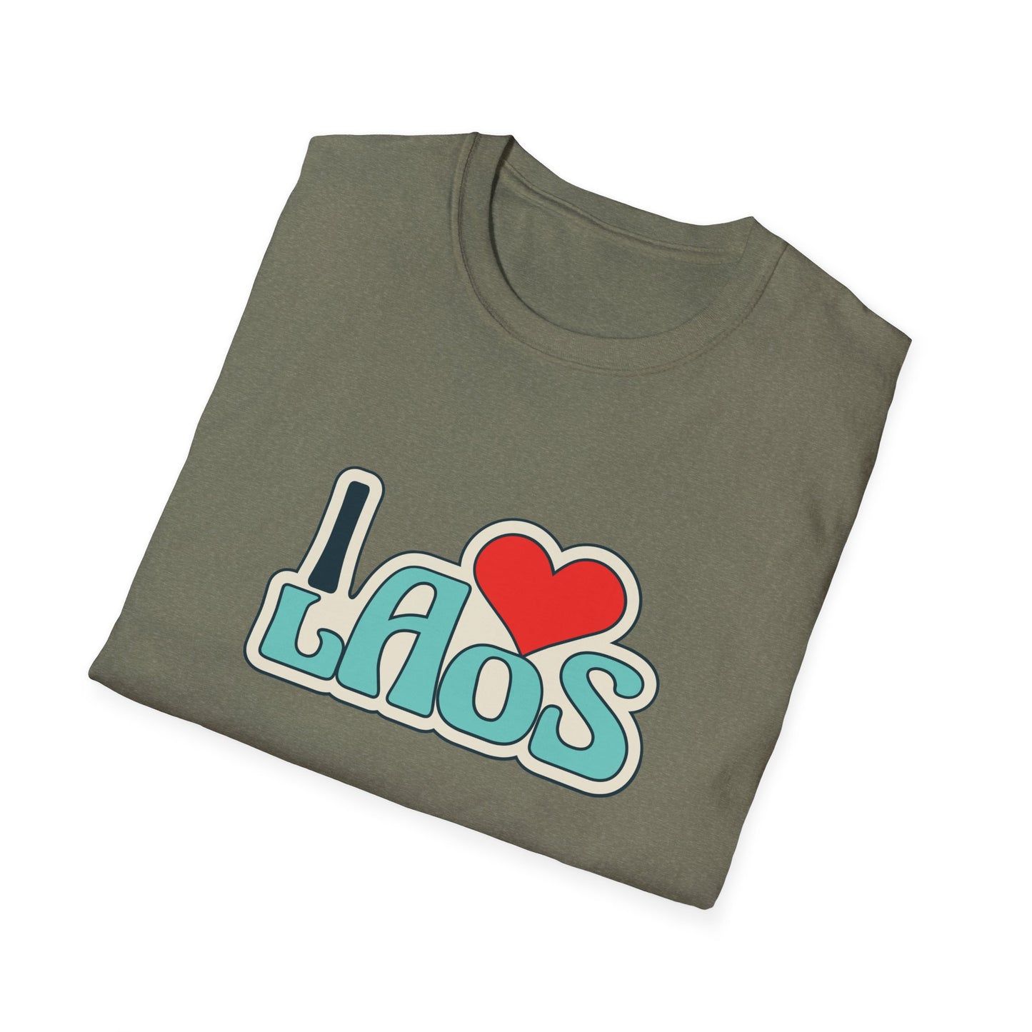 Unisex Softstyle T-Shirt "I Love Laos"