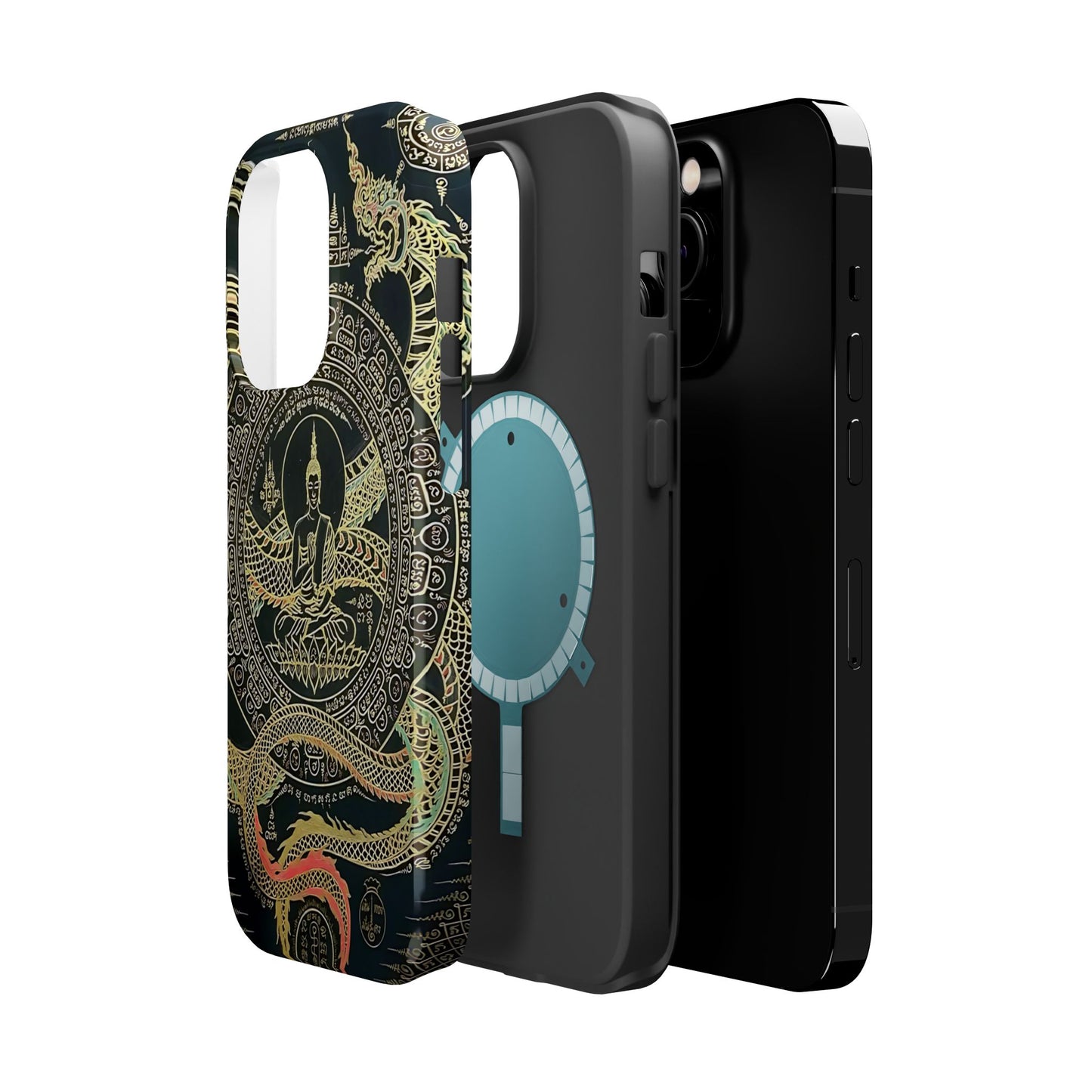 iPhone Case - Sak Yant Design - Magnetic Impact-Resistant