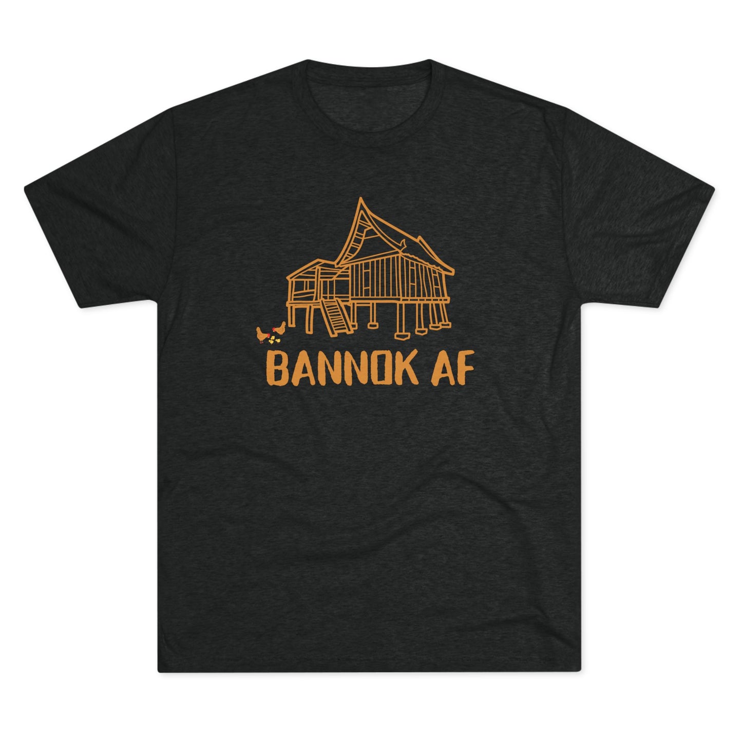 Unisex Tri-Blend Crew Tee "Bannok AF"