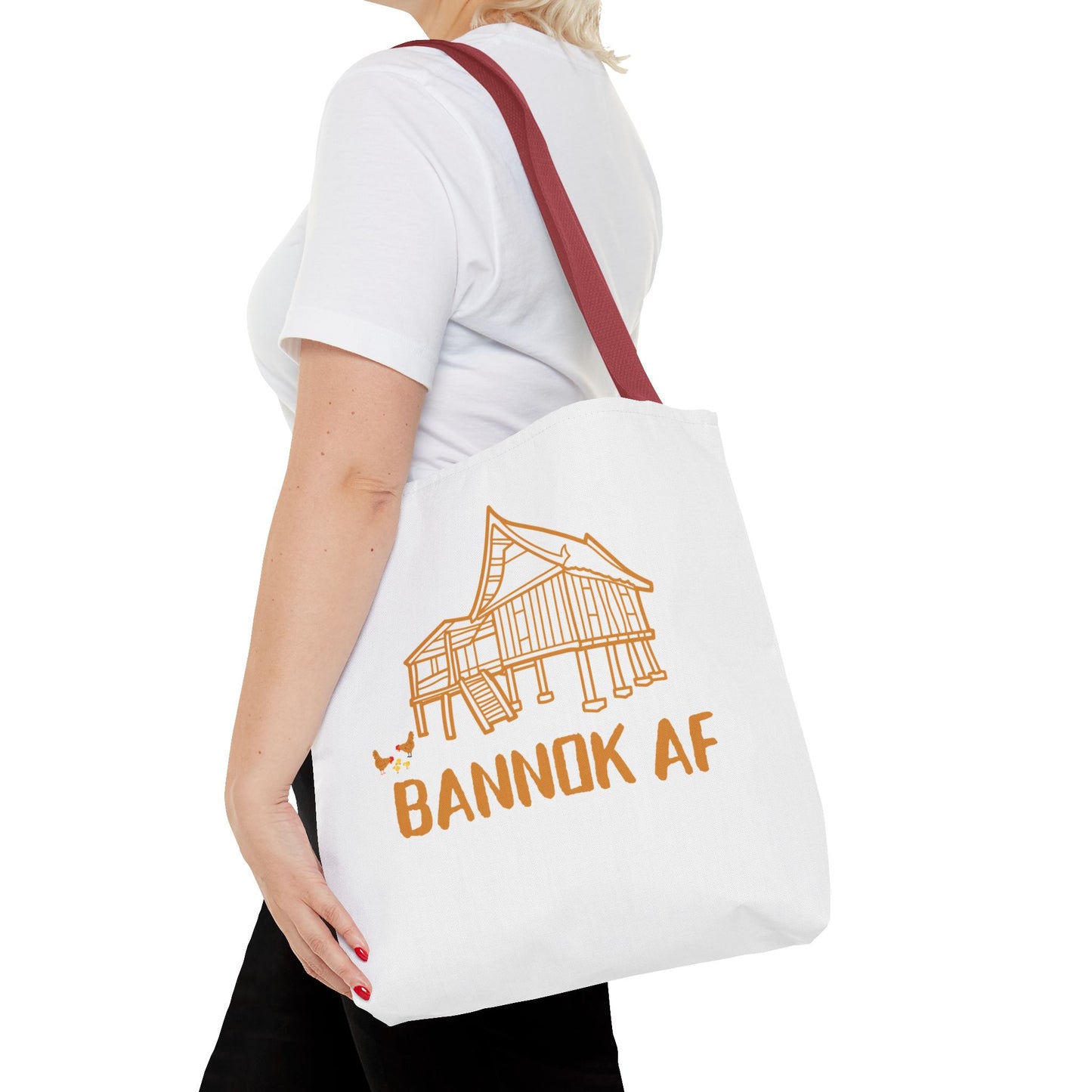 Tote Bag (AOP) "Bannok AF"