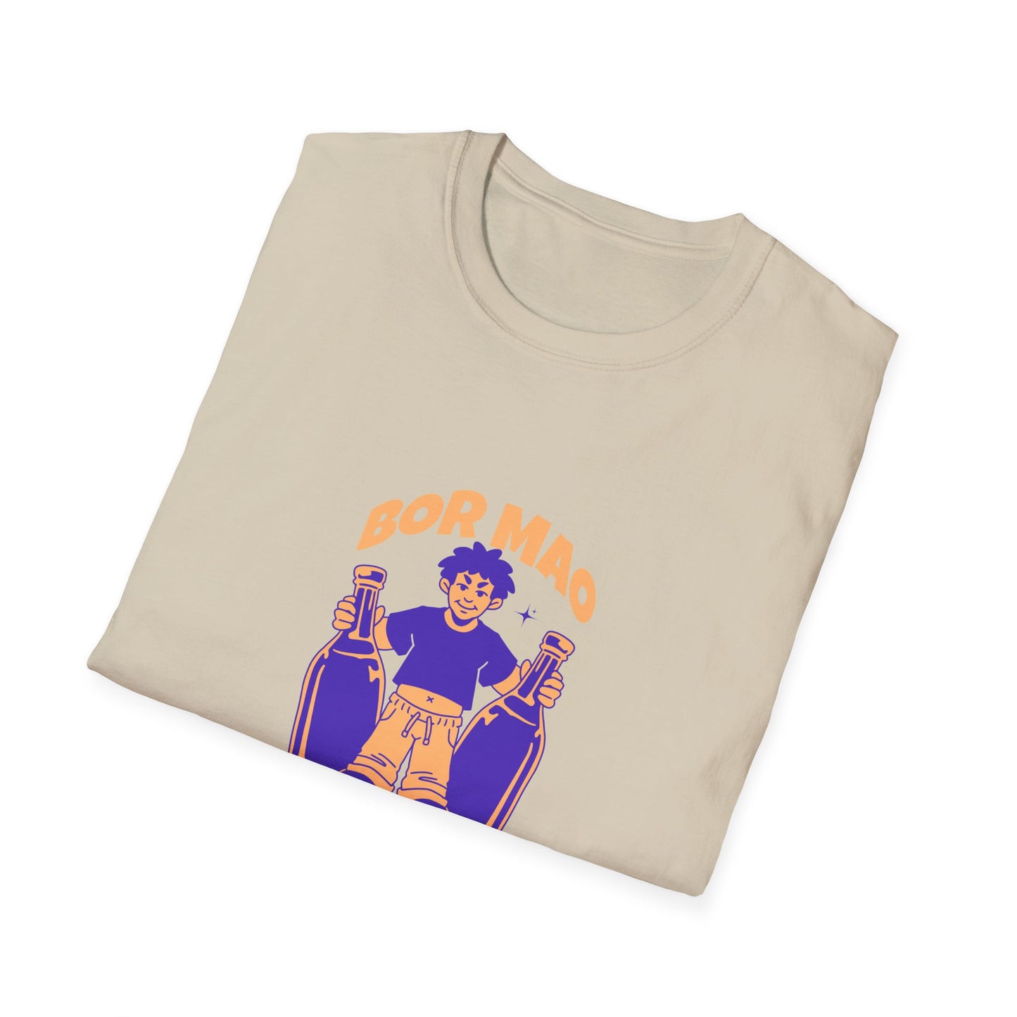 Lao Drinking Meme Unisex Softstyle T-Shirt - Funny Tee, Drinking Shirt, Humor Top, Gift for Lao People, Sarcastic Graphic Tee