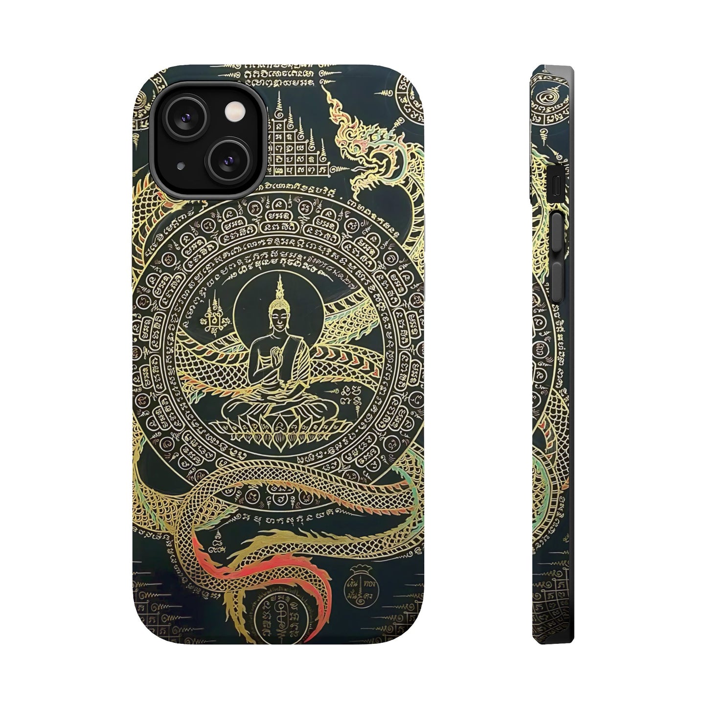 iPhone Case - Sak Yant Design - Magnetic Impact-Resistant