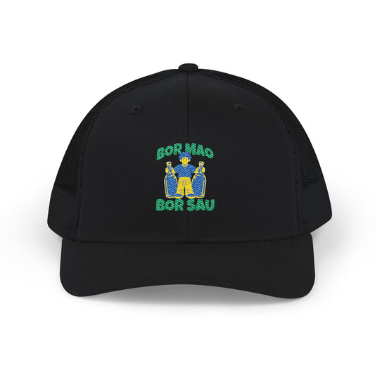 Embroidered Lao Drinking Meme Trucker Cap, Snapback Hat, Dad Hat, Funny Cap, Lao Pride, Gift for Him