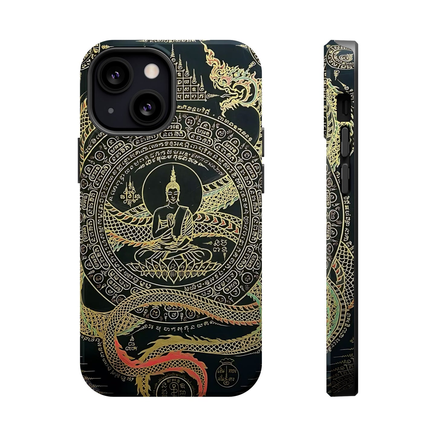 iPhone Case - Sak Yant Design - Magnetic Impact-Resistant