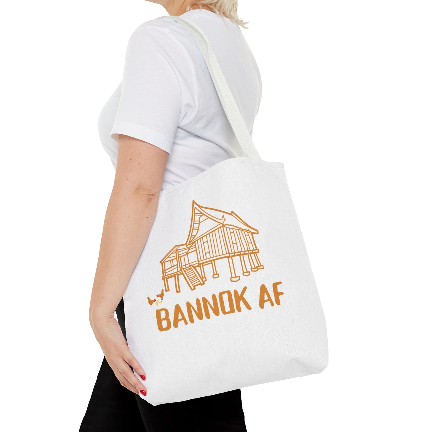 Tote Bag (AOP) "Bannok AF"