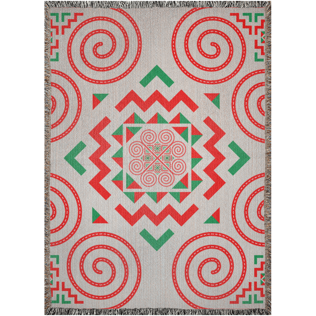 Hmong Design Woven Blankets