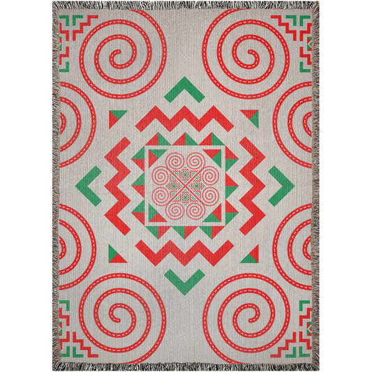 Hmong Design Woven Blankets